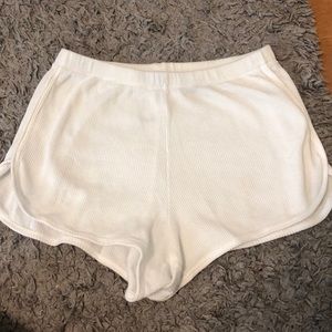 Brandy Melville White Soft Shorts